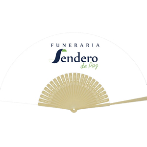 21cm Bamboo Blank Paper Hand Fan Wedding <b>Gift</b> Bamboo Crafts - Product Image 1