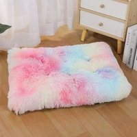 Fabricant de gros produit en peluche lavable pour animaux de compagnie lit coussin pour chien logo personnalisé