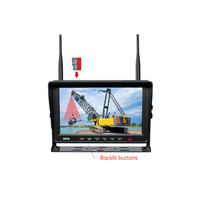 Système de surveillance des angles morts sans fil IP69K 1080p pour engins de chantier avec vision nocturne