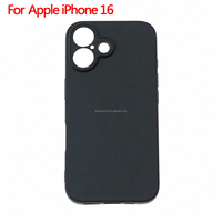 Coque de téléphone en TPU souple en gros pour iPhone 16 16 Plus 16 Pro 16 Pro Max, finition mate, antichoc, protection fine