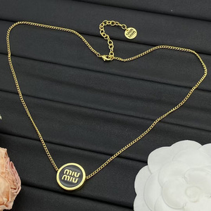 Collana di Lusso Firmata con <span class=keywords><strong>Lettera</strong></span> M Smaltata in Stile Retrò per Donne - Product Image 3