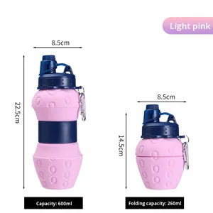 Manufacturer Silicone Folding Cup Large Capacity Food Grade Water Cup for Travel Sports Children's Telescopic Cup for Tours - Product Image 6