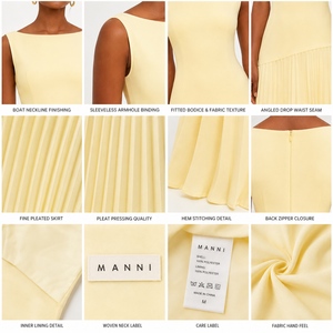 Abiti da Donna Personalizzati all'Ingrosso, Abiti Eleganti in Tinta Unita, Servizio OEM Disponibile. - Product Image 5