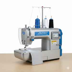 High-Speed Electronic <b>Overlocker</b> Three Line Four Five Thread OEM Brand Made in China for Home Industrial Underwear Production - Product Image 2