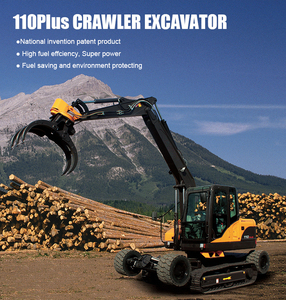 Prix bas ELORRY X110 PLUS Excavatrice sur pneus et sur chenilles, excavatrice à double fonction efficace - Product Image 2