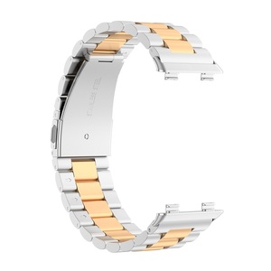 <span class=keywords><strong>Bracelet</strong></span> de remplacement en métal pour <span class=keywords><strong>montre</strong></span> <span class=keywords><strong>OPPO</strong></span> 2 42mm <span class=keywords><strong>46mm</strong></span> <span class=keywords><strong>bracelet</strong></span> de <span class=keywords><strong>montre</strong></span> en acier inoxydable à trois perles - Product Image 5