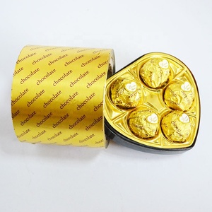 Bonne qualité 12 microns 15 microns Emballage de chocolat en feuille d'aluminium de couleur imprimée et gaufrée - Product Image 5