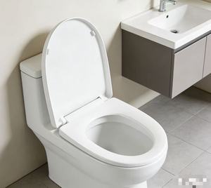 Diseño moderno Cierre suave Antideslizante Material PP Cubierta de asiento de <span class=keywords><strong>inodoro</strong></span> para adultos En FORMA DE U Fácil instalación Uso en el baño - Product Image 3