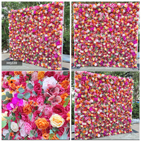 Mur de fleurs artificielles 3D personnalisable pour vitrine de magasin, demande en mariage, décoration de scène, vente en gros