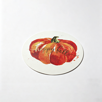 Set de Napperons Individuels Réversibles en PP+EVA de Qualité Alimentaire avec Impression Personnalisée pour Décoration de Fêtes