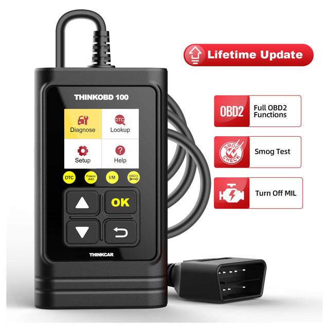 THINKCAR ThinkOBD 100 OBD2/ EOBD Full Functions Check Reset Scan Automotive Diagnostic Tool OBD2 Scanner Code Reader