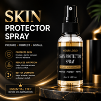 Spray Protecteur Cutané en Gros, Plusieurs Tailles, Marque Privée, Préparation Cutanée Pré-Adhésive pour l'Installation de Perruques en Dentelle