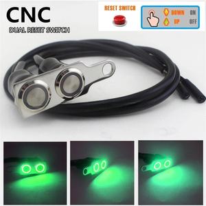 Pièces de moto, interrupteur de moto, interrupteur autobloquant en acier inoxydable, interrupteur d'alimentation pour phare LED - Product Image 5