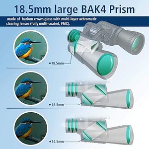 Lucrehulk 20x50 High Power <strong>Binoculars</strong> for Adults With Low Light Night Vision, Compact Waterproof <strong>Binoculars</strong> - Product Image 5