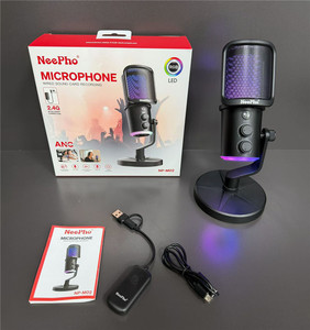 <span class=keywords><strong>Microphone</strong></span> USB professionnel filaire de type C M03 pour <span class=keywords><strong>gamer</strong></span>, streaming en direct, ordinateur de bureau, téléphone portable, enregistrement de podcast - Product Image 5