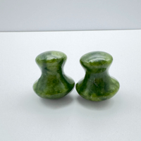Foncé Xiuyan Jade Vert Champignon Vert Xiuyan Jade grattage Conseil Gua Sha Guasha Grattage Du Visage Outils De Massage