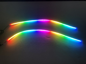 MISUN Striscia LED RGB per Cofano Auto, Luce Diurna RGBW DRL per Fari <span class=keywords><strong>Porsche</strong></span> Cayenne e Altri <span class=keywords><strong>Accessori</strong></span> per Illuminazione Auto - Product Image 4
