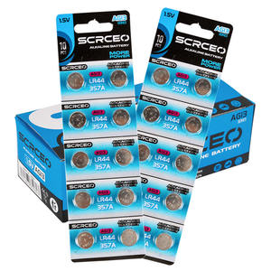 Pile bouton LR44 AG13 1,5 V, piles bouton OEM, emballage OEM, pile bouton LR44 - Product Image 1