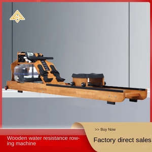 Máquina de Remo Inteligente Resistente al Agua para Uso Doméstico, Construcción de Madera de Caucho, Peso Máximo del Usuario 200 kg, <span class=keywords><strong>Fitness</strong></span> Interior de Alta Tecnología - Product Image 2