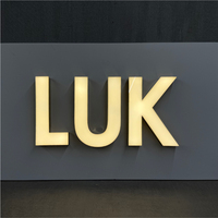 Lettres lumineuses LED personnalisées pour la publicité en 3D, canaux en acrylique, enseignes lumineuses LED extérieures pour lettres