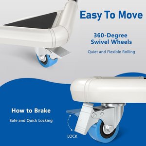 <span class=keywords><strong>Support</strong></span> de <span class=keywords><strong>machine</strong></span> à <span class=keywords><strong>laver</strong></span> rotatif à 360 degrés forte capacité portante rouleau mobile mobile pour appareils ménagers - Product Image 3