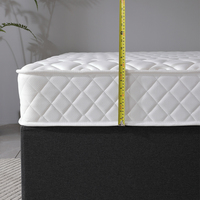 Matelas hybride King Queen Size à ressorts ensachés de 5x6 pieds avec mousse acoustique à mémoire de forme en latex naturel pour hôtel Pack in Box