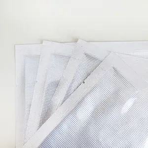 Sacchetti per la conservazione degli alimenti sottovuoto in Mylar di alluminio goffrato su un lato trasparente per sigillatore sottovuoto per uso domestico