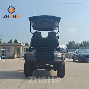 Carrito de golf todoterreno de <span class=keywords><strong>4</strong></span> plazas personalizado de lujo para el transporte familiar de niños - Product Image 6