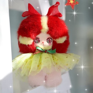 Caja Sorpresa de <span class=keywords><strong>la</strong></span> Serie <span class=keywords><strong>Milagro</strong></span> Navideño de Liila, Muñeca de Peluche con Decoración de Moda, Juguete de Vinilo con Rostro, Lindo Colgante, Cajas Misteriosas - Product Image 3