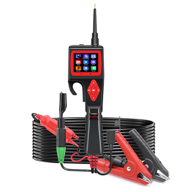 P200 Smart Hook 9V-30V Automotive Electrical Circuit Tester with Relay Diode Oscilloscope Diagnostic Tools