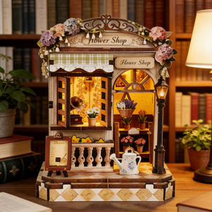 Rompecabezas 3D de Madera, Mini Casa y Casa de Madera en Miniatura para Hacer uno Mismo - Juguete Creativo Hecho a Mano, Manualidades de Madera, Juego de Casa de Muñecas - Product Image 3