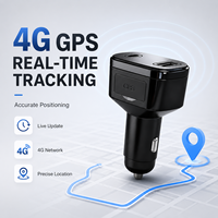 Traceur GPS/GSM 4G LTE GLONASS Plug & Play pour Véhicules, Dispositif de Suivi en Temps Réel avec Double Port USB, Prise en Charge Plateforme PC et Cloud