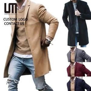 Cappotto <span class=keywords><strong>Trench</strong></span> <span class=keywords><strong>Invernale</strong></span> da <span class=keywords><strong>Uomo</strong></span> All'ingrosso di Grande Successo con Servizio OEM, Soprabito Antivento in Taglie Forti, Capospalla Business Casual Spesso e Caldo - Product Image 3