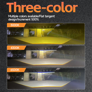 2025 Super pénétration 3 pouces LED brouillard conduite lumière Kit universel 12V 24V Tri couleurs voiture moto antibrouillard projecteur lentille - Product Image 3