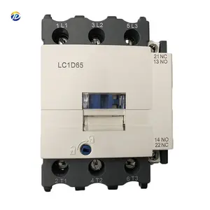 คอนแทคเตอร์แม่เหล็กไฟฟ้า CJX2ชุด lc1-d65 3P 65A AC คอนแทคเตอร์แม่เหล็กไฟฟ้า Telemecanique ดีไซน์ใหม่