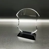 Tinggi Transparan Grosir Kristal Akrilik Piala Penghargaan Ukiran Kristal Plak Penghargaan
