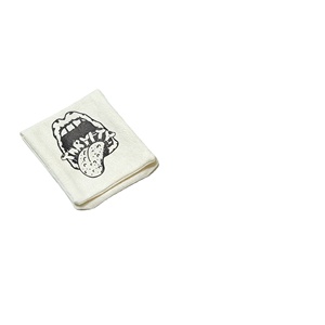 Sac de rangement pour bijoux en coton et lin blanc, logo imprimé personnalisé pour boutique de bijoux - Product Image 4