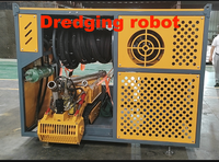 Robot sous-marin à chenilles télécommandé pour le dragage et la protection des ressources hydrauliques