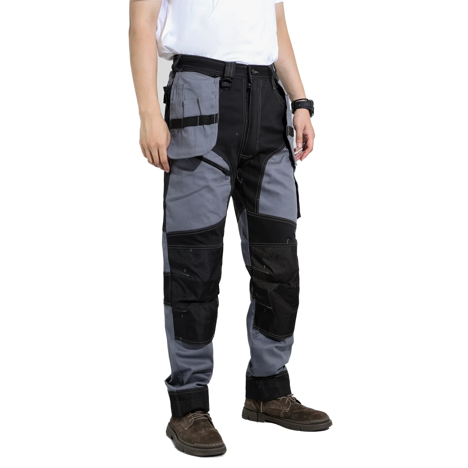 Tactical Cargo Pants Men's Trouser Work Outdoor Techwear Hiking Pantalons Homme Khaki Celana Pria Casual