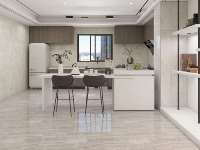 Dechitong AB9337 Calacatta, grande dalle de quartz à veines dorées, base blanche, mince, épaisseur 15-30 mm, design moderne, pour salle à manger, intérieur, salle de bain