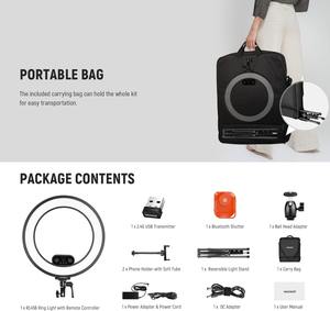 <span class=keywords><strong>Neewer</strong></span> Rl45b 18 pouces Edge Lit <span class=keywords><strong>Ring</strong></span> <span class=keywords><strong>Light</strong></span> avec trépied 45w 18 "Slim Edge Lit <span class=keywords><strong>Ring</strong></span> <span class=keywords><strong>Light</strong></span> - Product Image 2