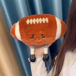 Lindo Mini Juguete de Peluche de Fútbol Deportivo, <span class=keywords><strong>Muñeco</strong></span> Gótico para Bebés, Juguete de Peluche Suave de Plástico con Funcionamiento a Pilas, Modelo <span class=keywords><strong>Inflable</strong></span> de Fútbol de Dibujos Animados - Product Image 2