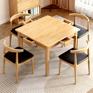 Table carrée moderne pour balcon extérieur – Mobilier de patio imperméable et résistant aux intempéries - Product Image 1