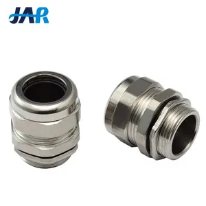 JAR IP68 Brass PG7 PG9 PG11 PG13.5 PG16 PG21 PG29 PG36 PG48 Explosion Proof Stainless Steel 304 Cable Gland