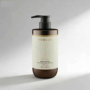 Shampoo capillaire vegan ROBLUE légèrement acide 500ml, soin apaisant doux de qualité supérieure coréen contre la chute des cheveux pour usage quotidien - Product Image 1