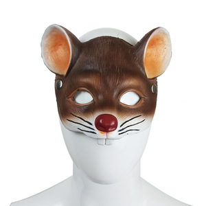 Maschera di Ratto in Schiuma PU 3D 22x17cm per Halloween, Carnevale e Feste in Maschera - Accessori per Feste per Adulti e Bambini - Product Image 1