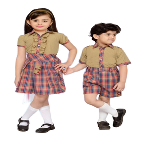 Conjunto de tela Unisex con logotipo personalizado, uniforme escolar internacional, buena calidad - Product Image 1