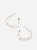 Boucles d'oreilles créoles classiques en acier inoxydable plaqué or 18 carats, étanches, résistantes au ternissement, petites créoles pour bijoux de plage estivaux