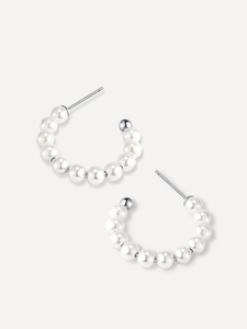 Boucles d'oreilles créoles classiques en acier inoxydable plaqué or 18 carats, étanches, résistantes au ternissement, petites créoles pour bijoux de plage estivaux - Product Image 2