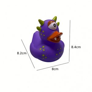 Juguete de baño para niños Monster Cross-Border, patito amarillo flotante, de vinilo, con sonido, para jugar en el agua, de plástico, venta al por mayor - Product Image 1